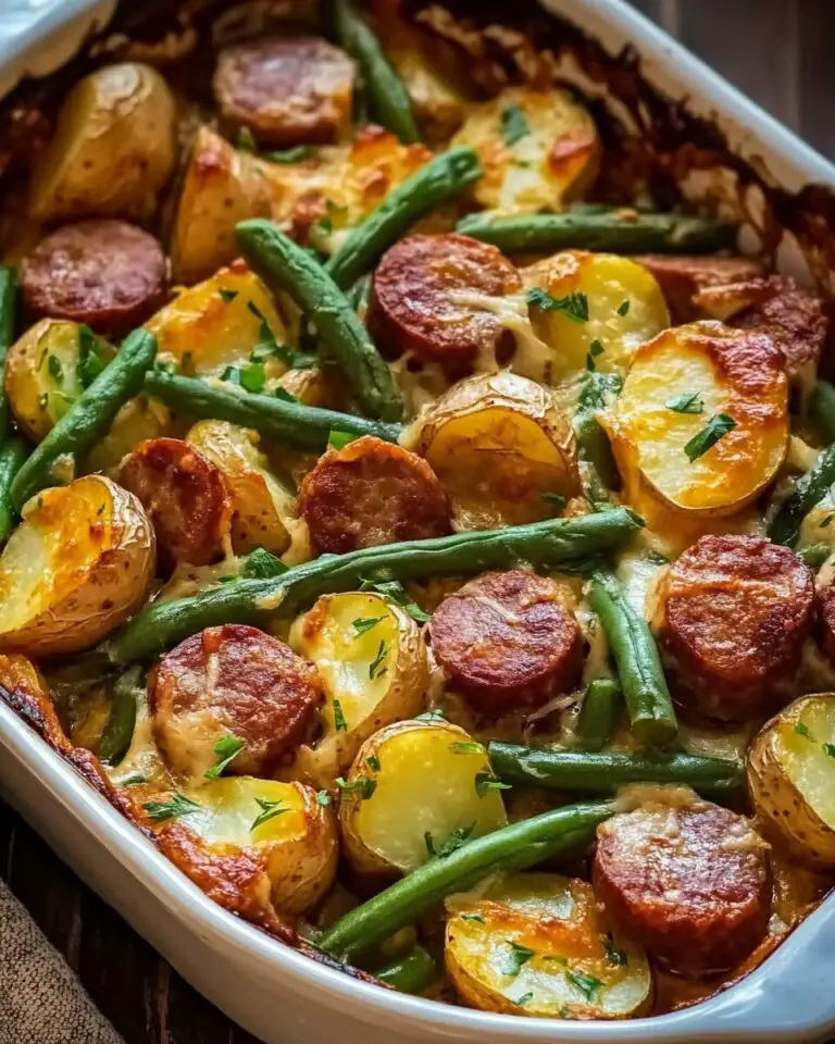 Sausage Green Bean Potato Casserole