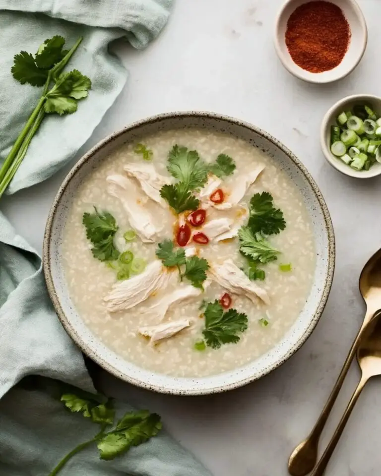 Slow Cooker Chicken and Ginger Congee