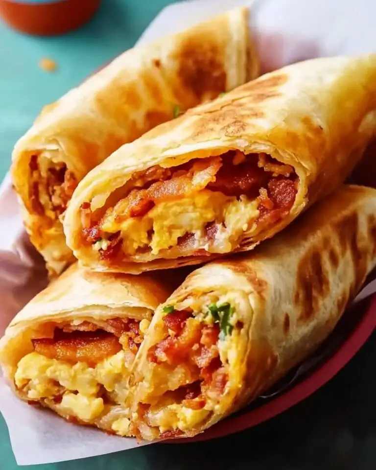 Crispy Hash Brown Breakfast Wraps