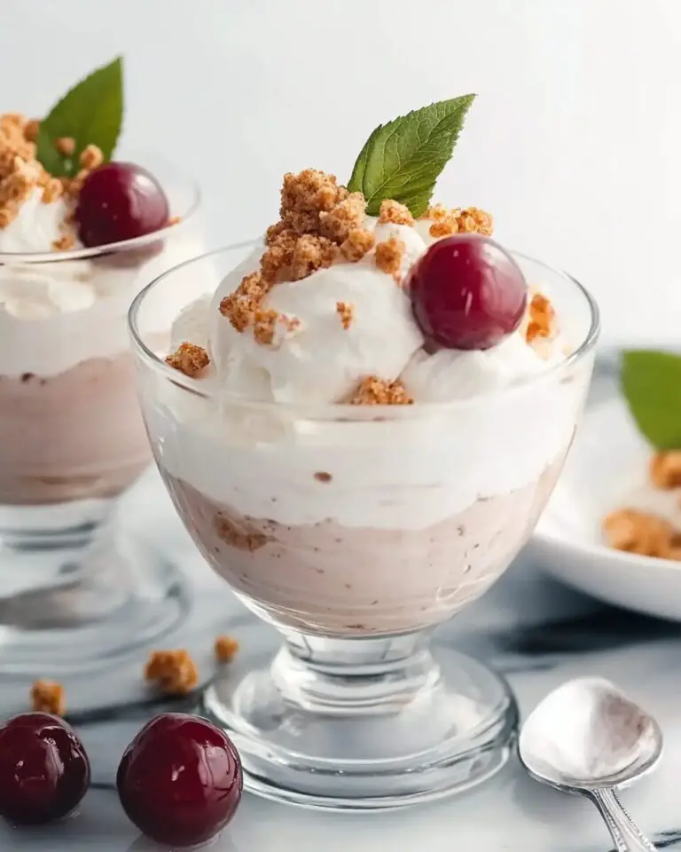 Bing Cherry Amaretti Fool