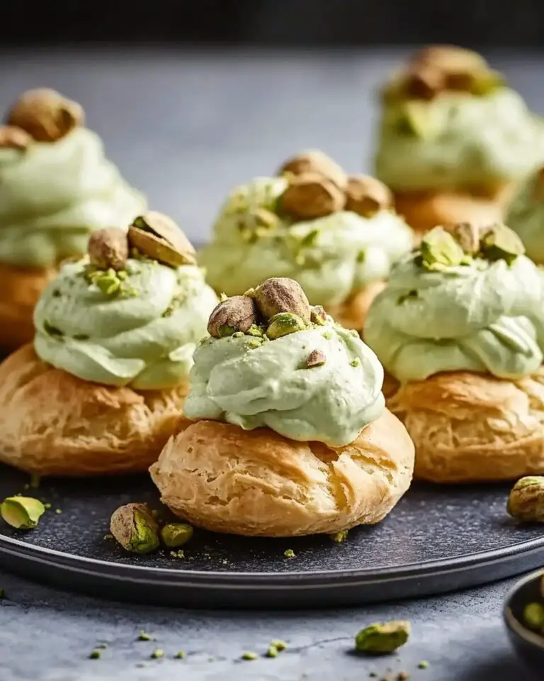 Pistachio Cream Puffs
