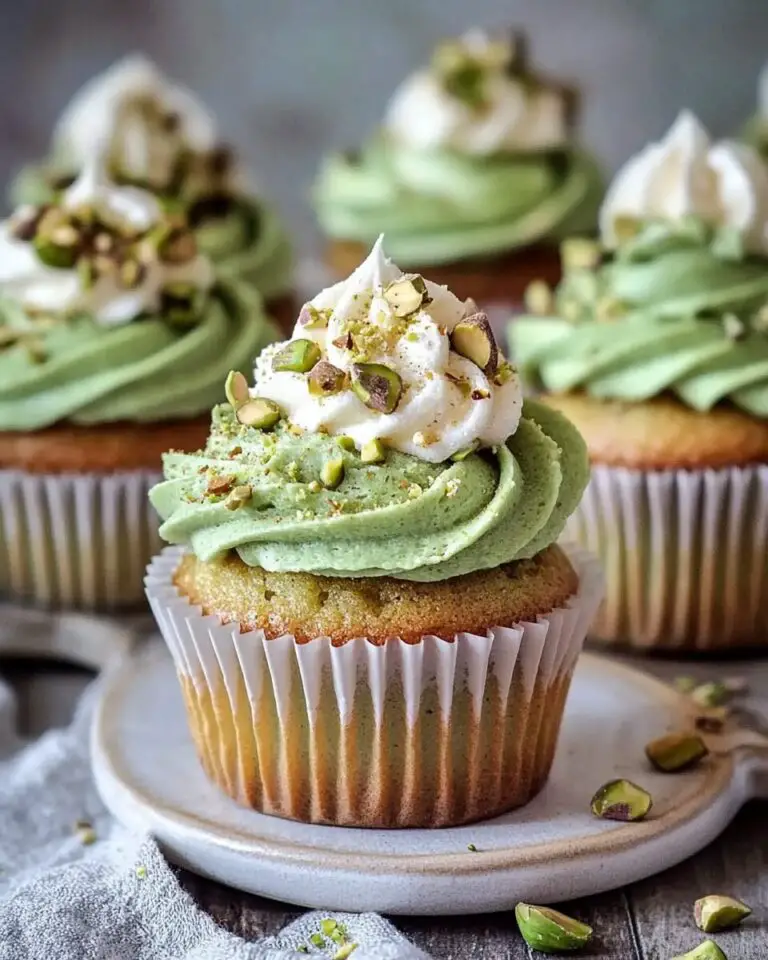 Pistachio Cupcakes (Gluten-Free & Dairy-Free Option)
