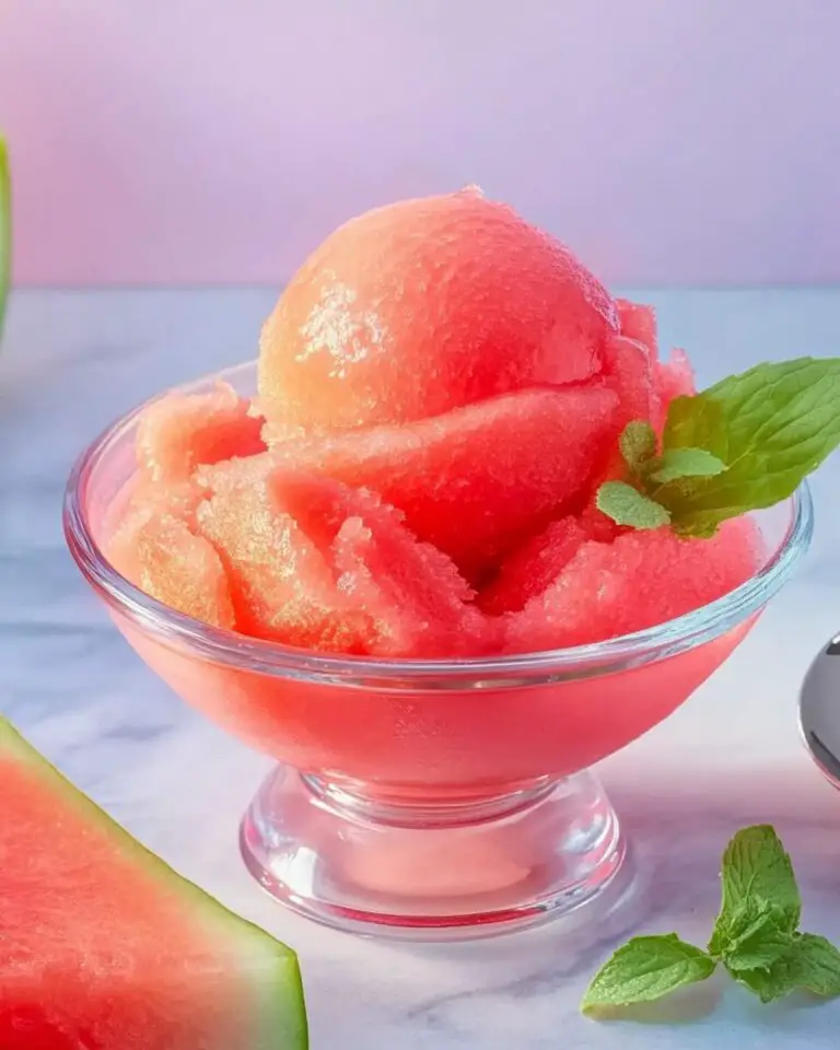 4-Ingredient Watermelon Sorbet