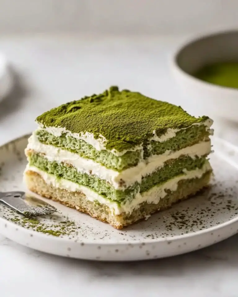 Easy Matcha Tiramisu