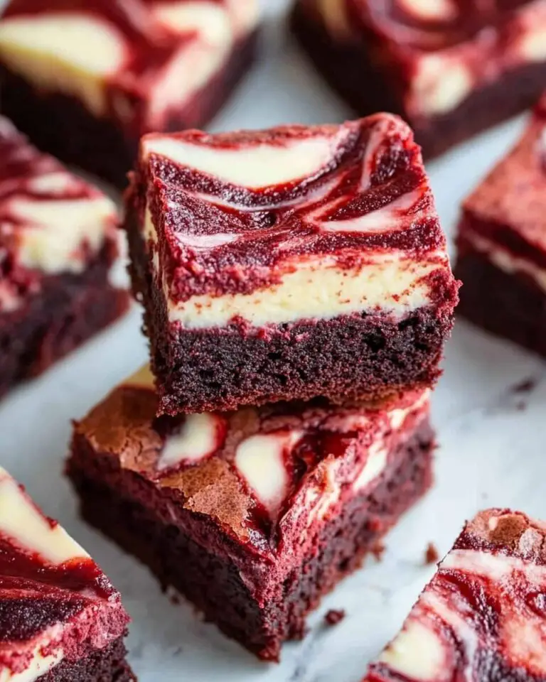 Red Velvet Cheesecake Brownies