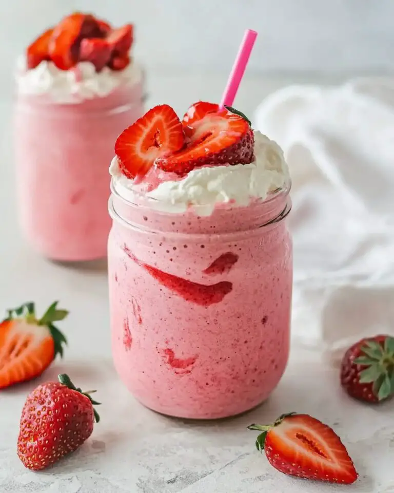 Copycat Hailey Bieber Strawberry Glaze Skin Smoothie