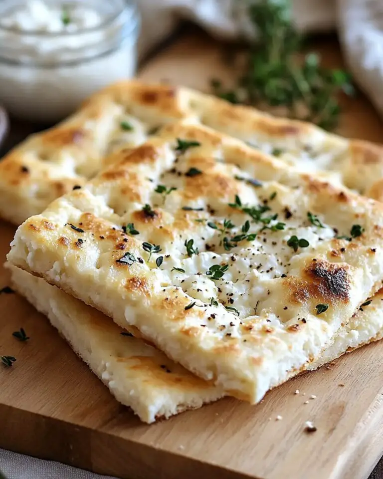 2-Ingredient Cottage Cheese Flatbread