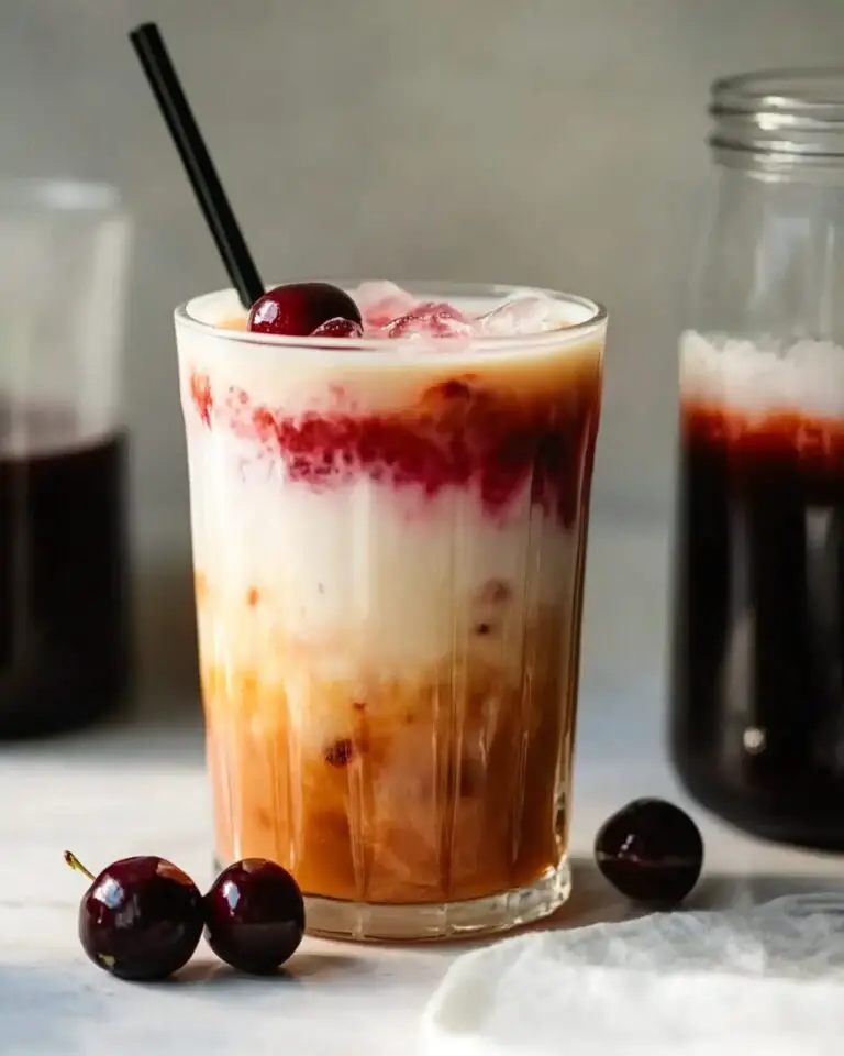 Cherry Vanilla Iced Latte