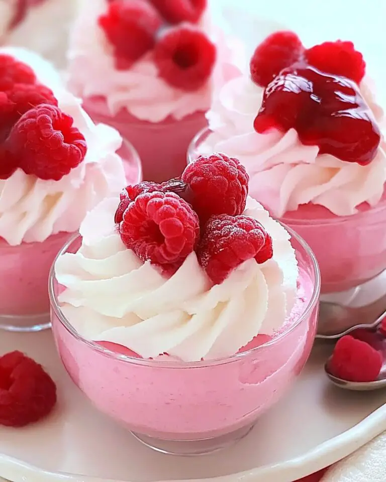 Fluffy Raspberry Mousse