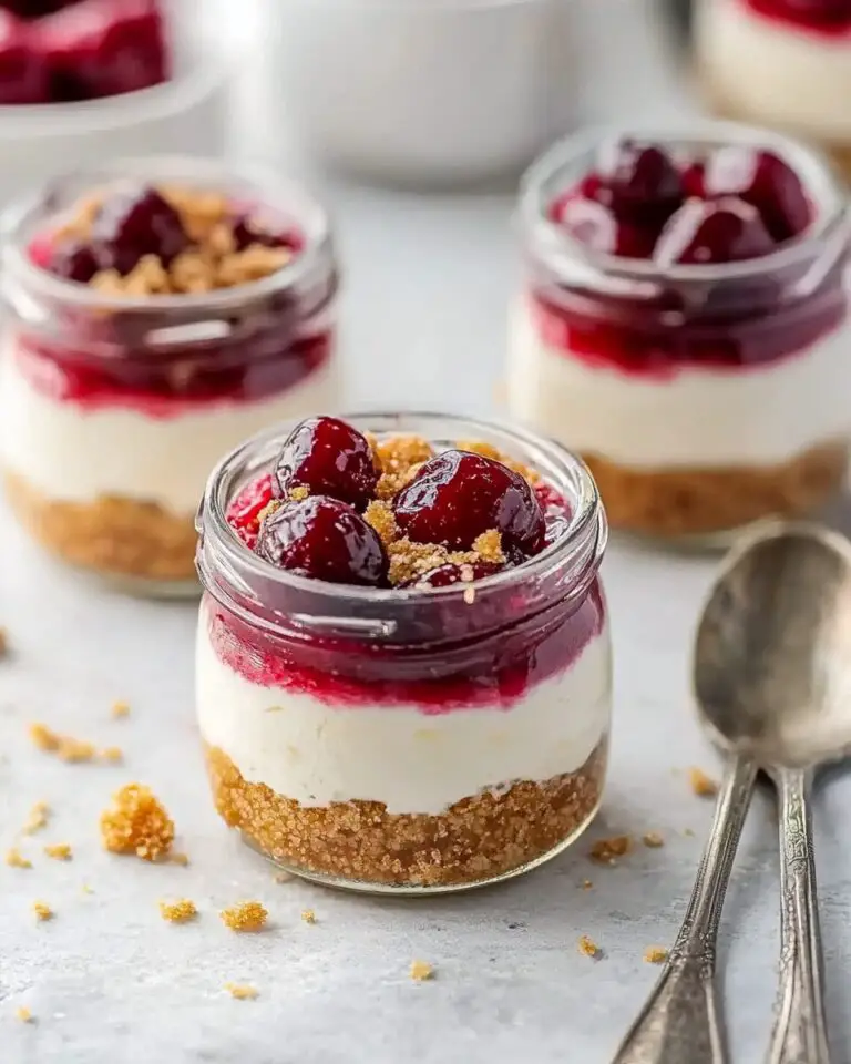 Healthier No-Bake Cheesecake in a Jar