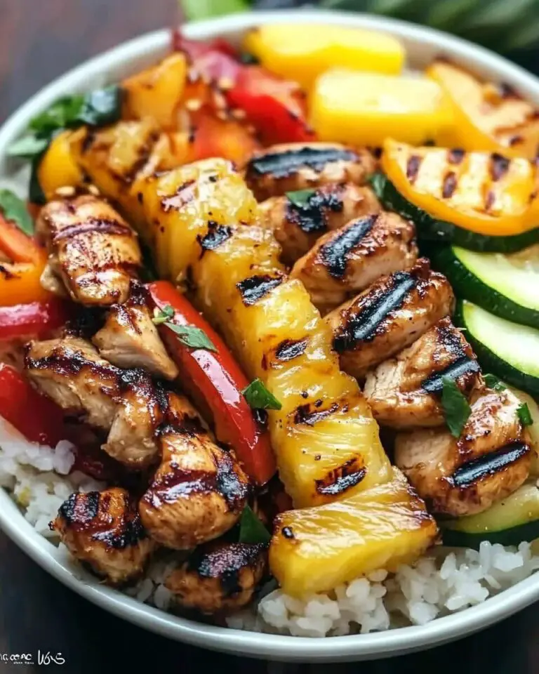 Grilled Hawaiian Chicken Teriyaki Bowls