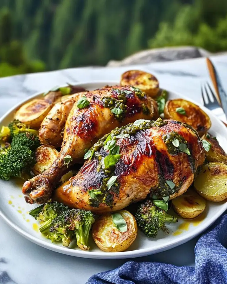 Roast Chicken with Chile-Basil Vinaigrette