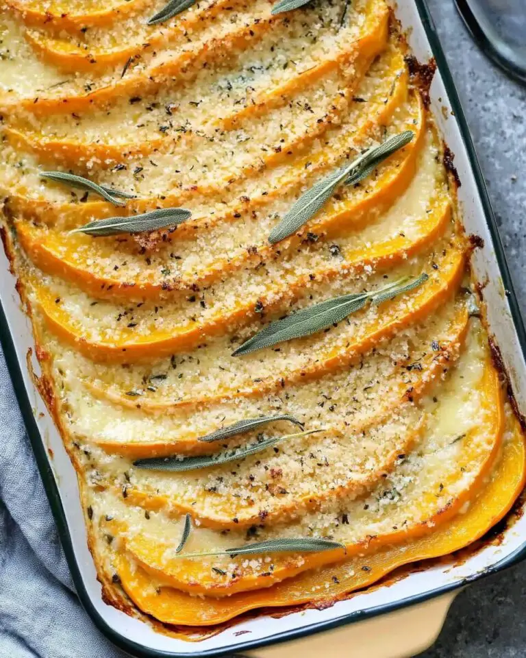 Sage Butternut Squash Gratin