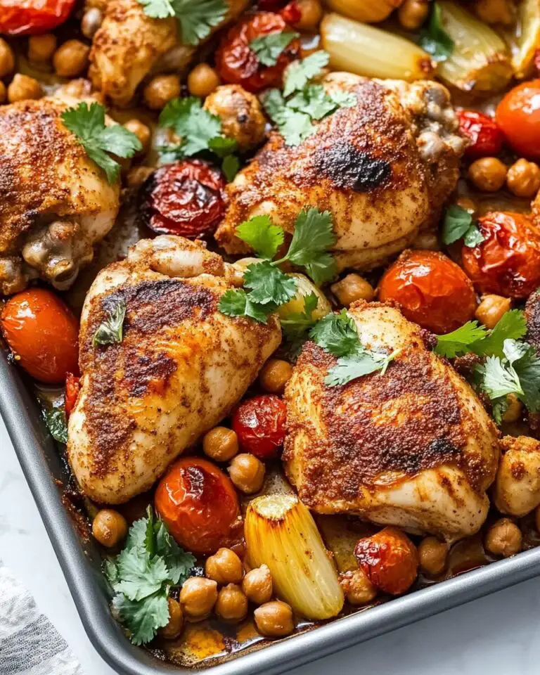Chicken and Chickpea Tray Bake