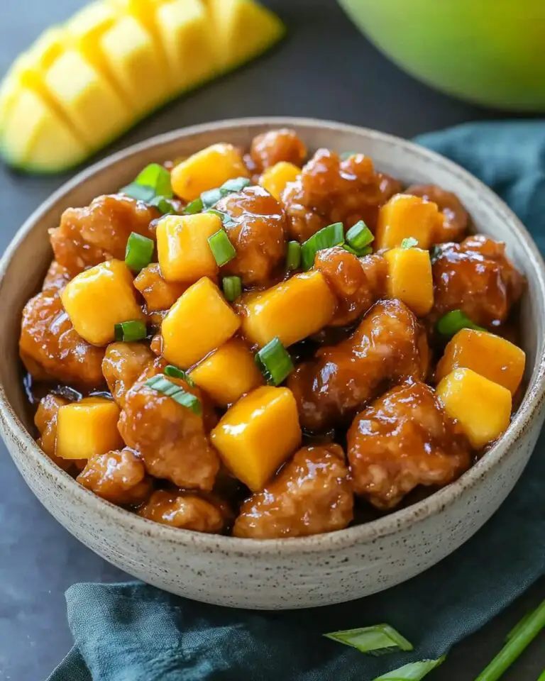 Chinese Style Mango Chicken Stir Fry