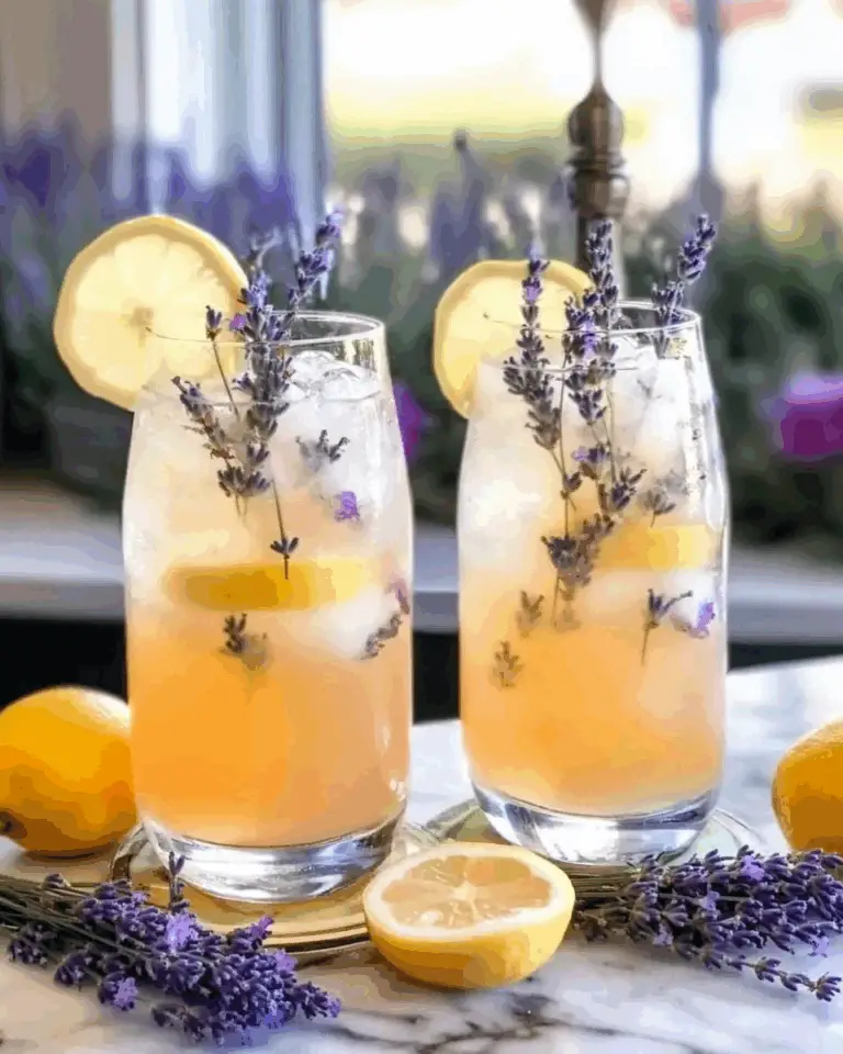Coconut Lavender Lemonade Mocktail