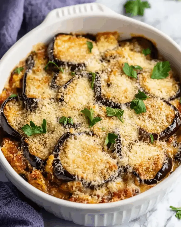 Roasted Eggplant Parmesan