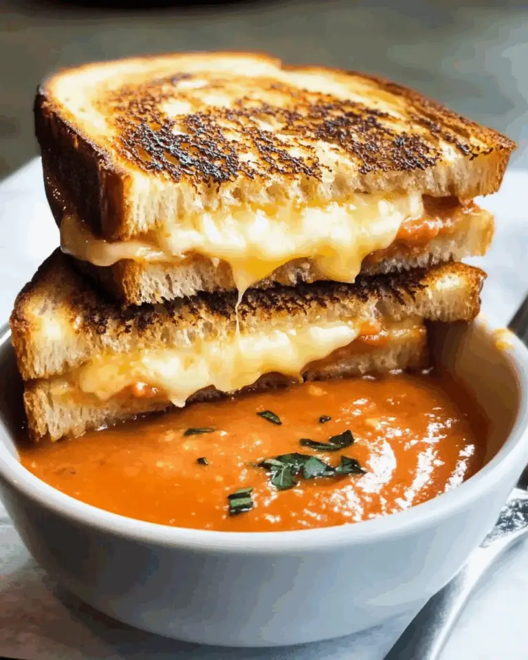 Gourmet Grilled Cheese and Quick Tomato Soup