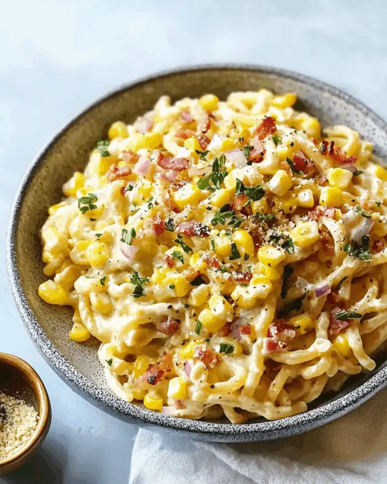 Spicy Corn Carbonara