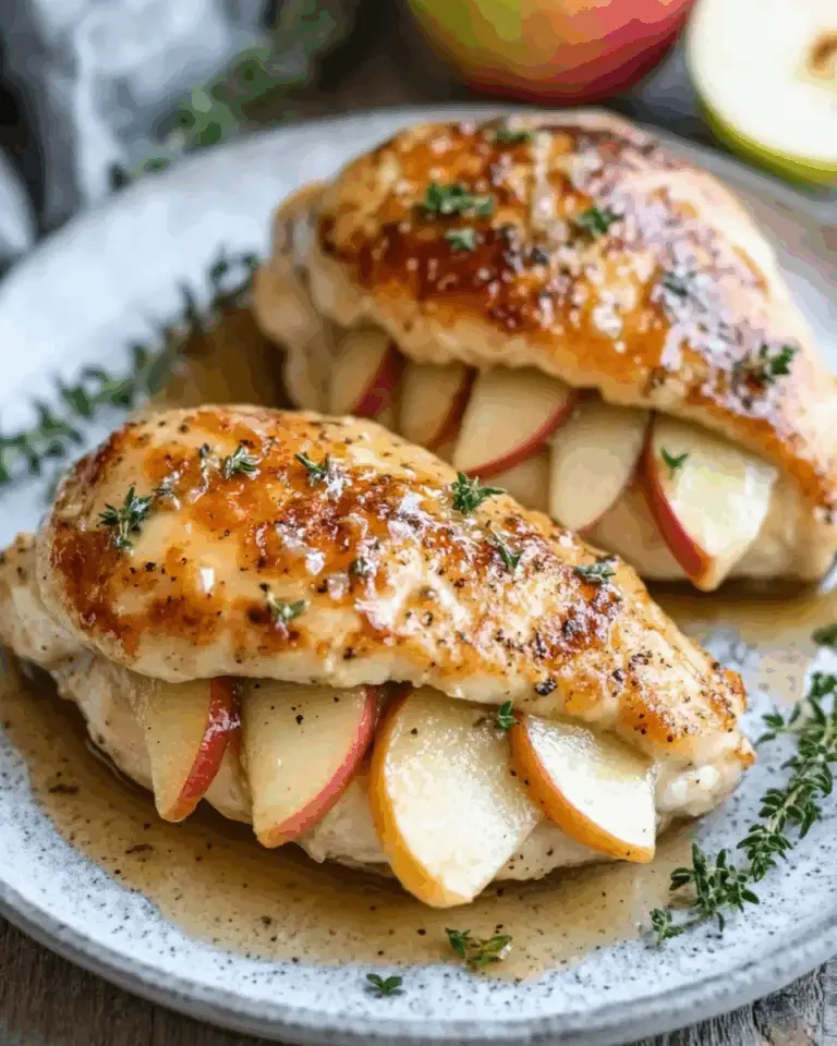 Apple and Brie Stuffed Chicken Breast
