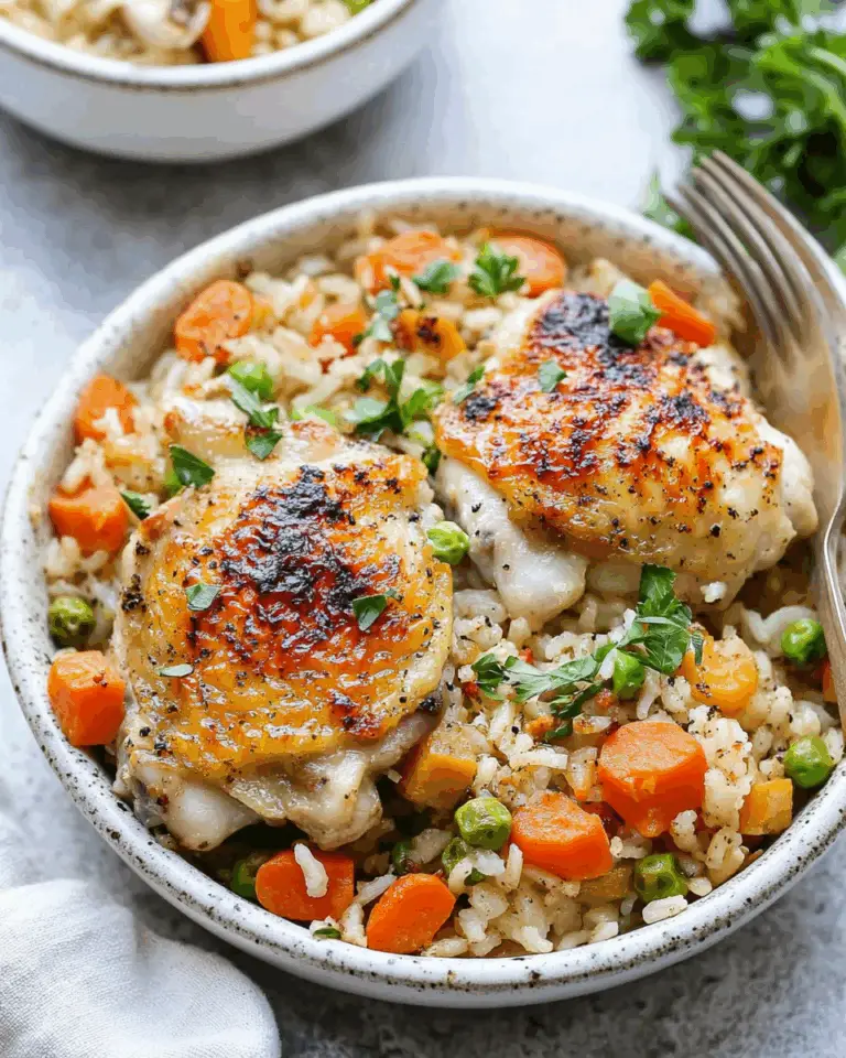 Baked Chicken and Rice