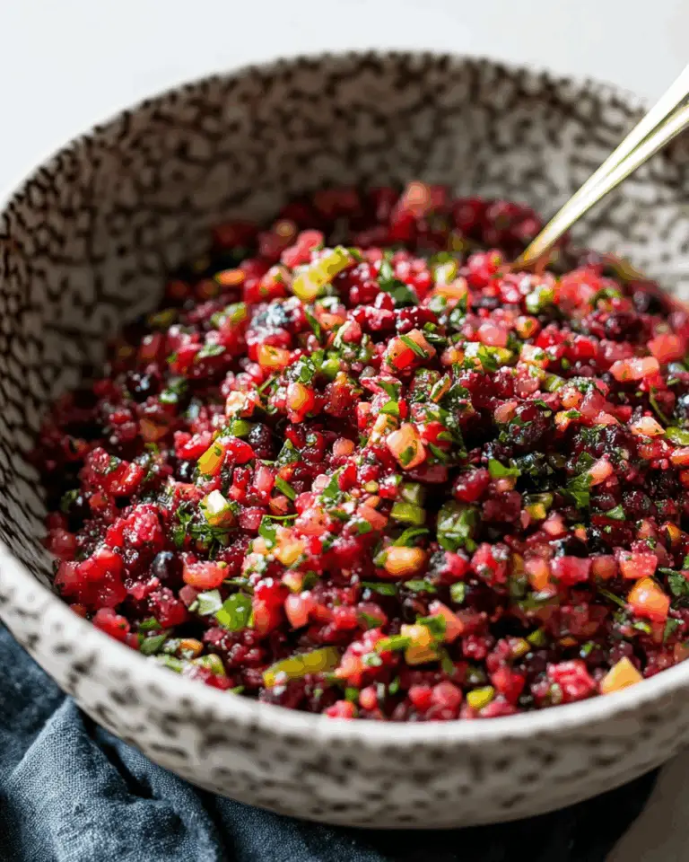 Gingery Cranberry Salsa