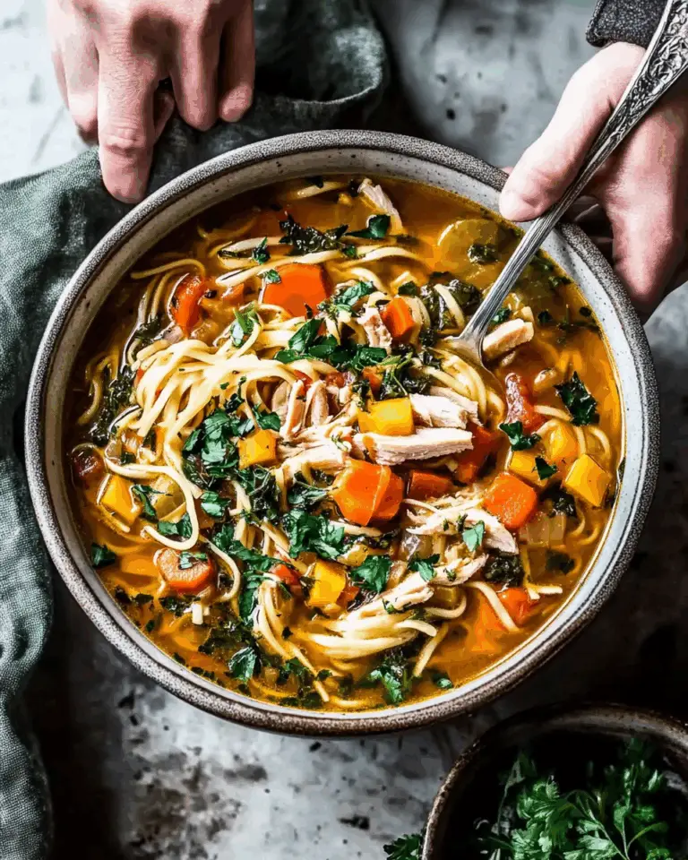 Italian Turkey and Vegetable Noodle Soup
