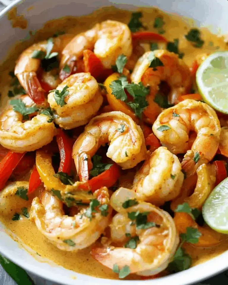 Shrimp in Thai Coconut Sauce