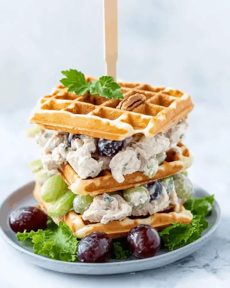 Sonoma Chicken Salad Waffle Sandwich
