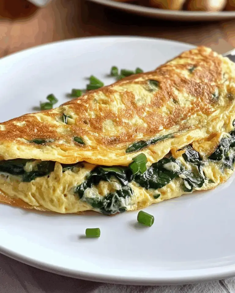 Spinach & Cheese Omelette