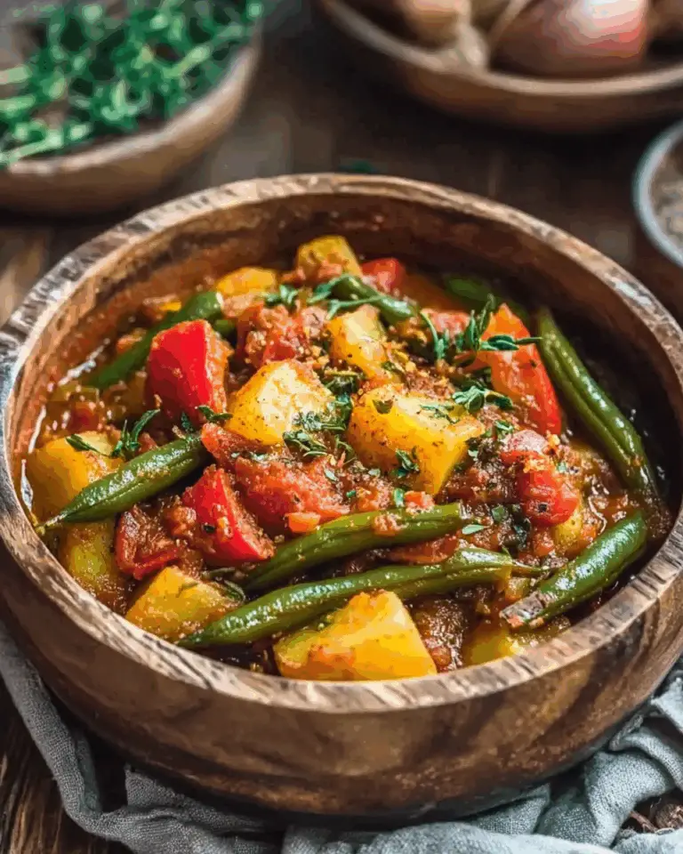 Braised Green Beans and Potatoes
