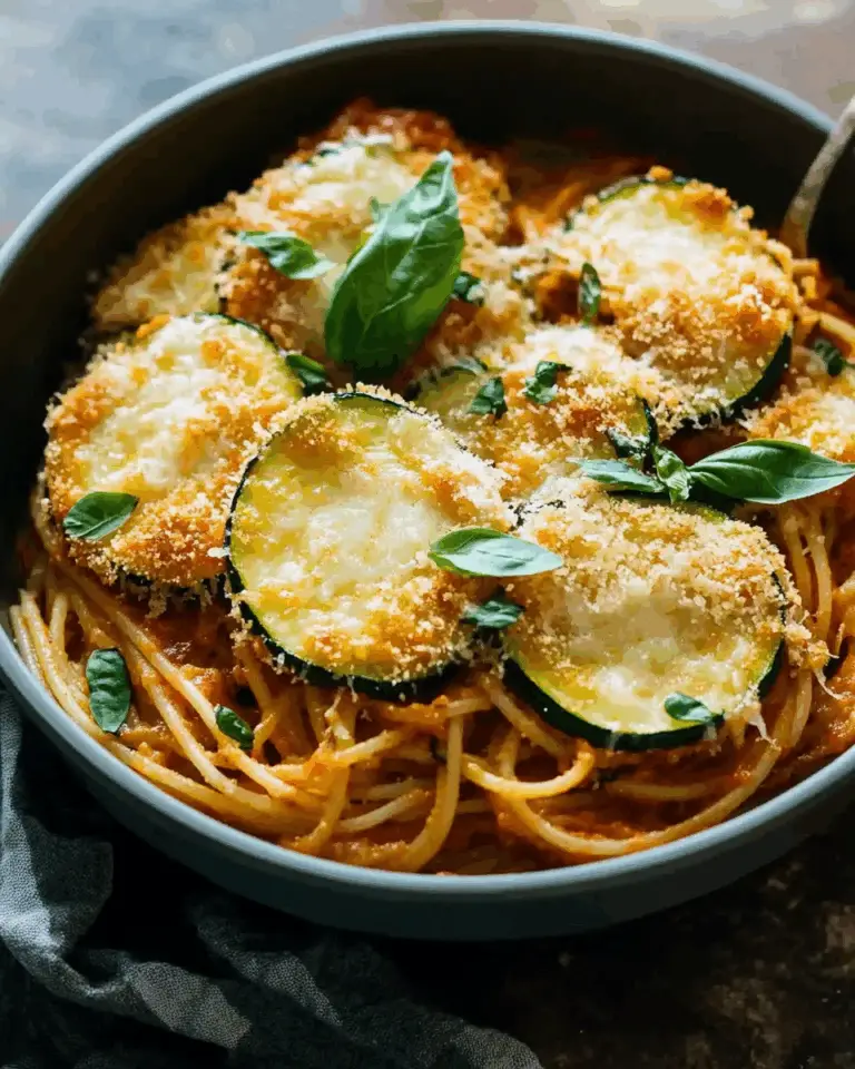 Spaghetti with Crispy Zucchini